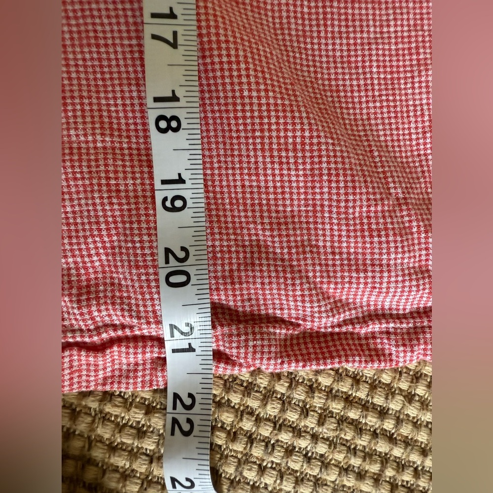 Croft & Barrow Red Plaid Checkered Top - Picture 11 of 12